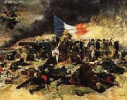 Ernest Meissonier The Siege of Paris oil